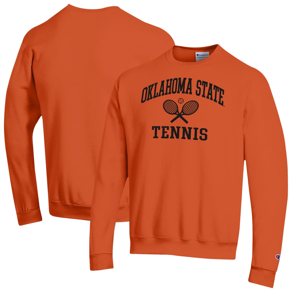 Oklahoma State Cowboys Champion Tennis Icon Powerblend Pullover Sweatshirt - Orange